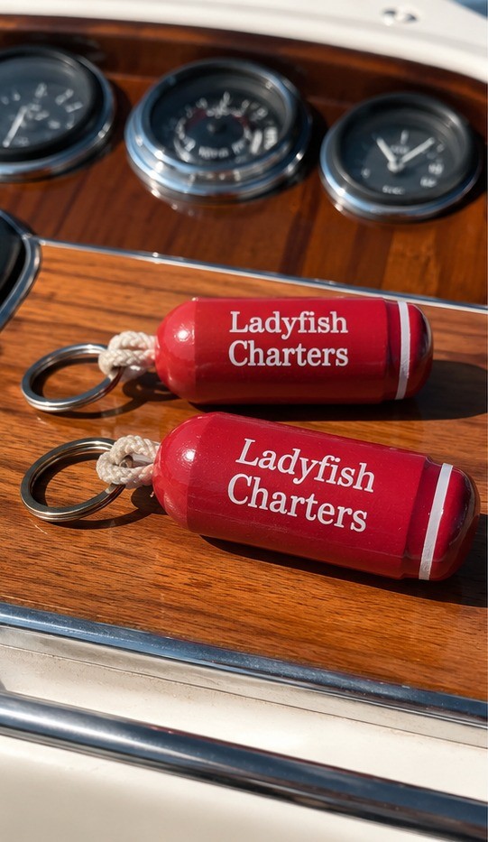 Customer photo of custom boat keychains 2